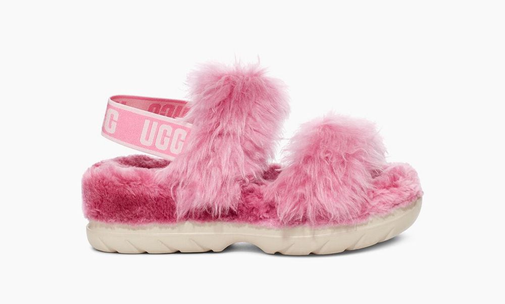 Ugg Fluff Sugar - Womens Slippers - Pink - NZ (4806RDHIF)